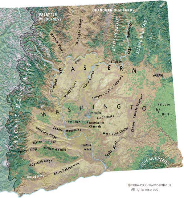 All 96+ Images mountain ranges in washington state map Excellent