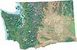 Eastern Washington wildlife areas, refuges and parks map
