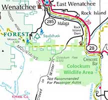 Colockum Wildlife Area Map