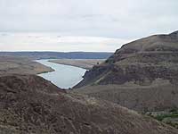 Tarpiscan Creek valley overlooking  the Columbia