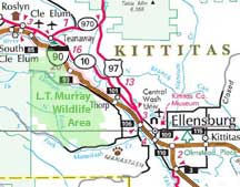 L.T. Murray Wildlife Area Location map