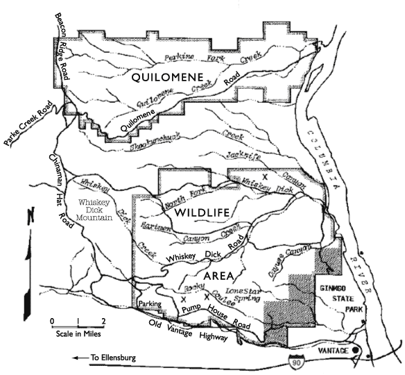 Quilomene Wildlife Area Map