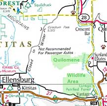 Quilomene Wildlife Area Location map