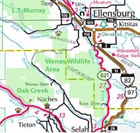 Lt Murray Wildlife Area Map Wenas Wildlife Area